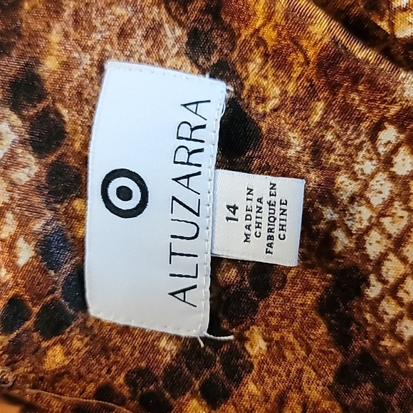 Altuzarra x Target Snake Print Knee Length Dress Size 14 - Picture 6 of 8